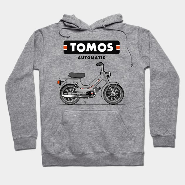 Tomos Automatic - Grey Hoodie by Tomislav Lozić